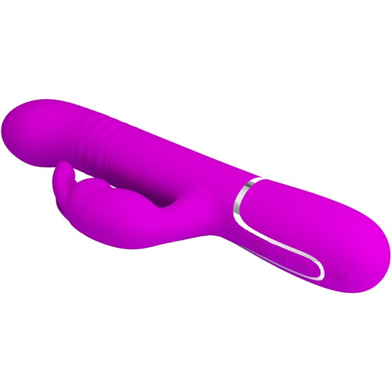 PRETTY LOVE - COALE KONIJN VIBRATOR MET PAARSE PARELS