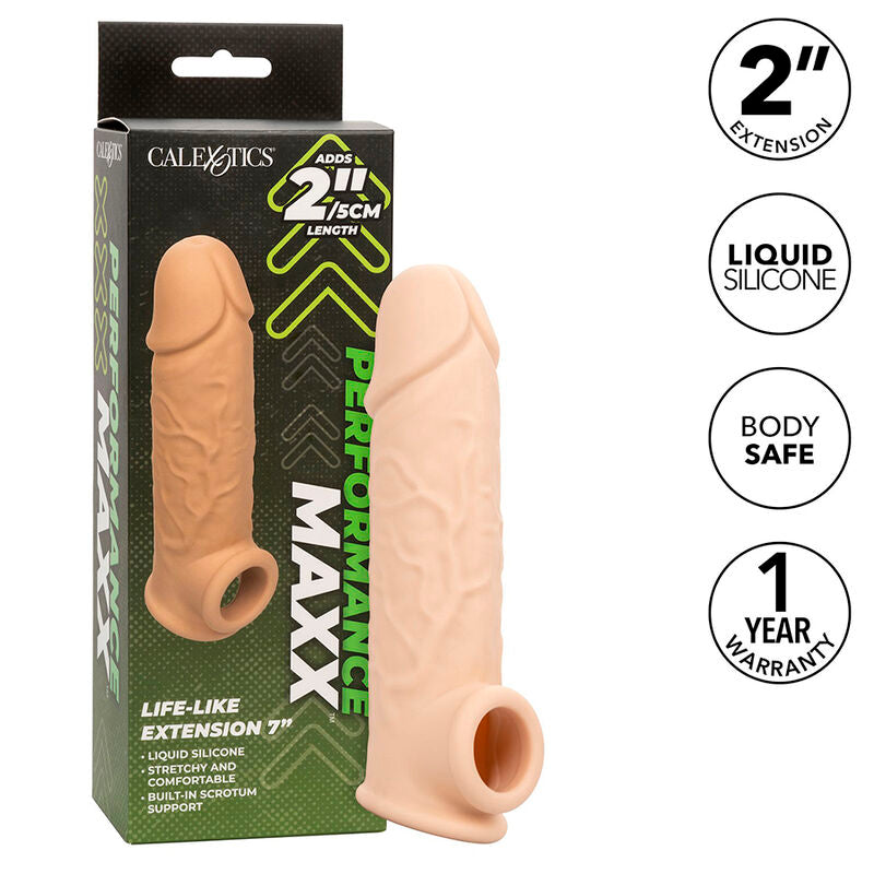 CALEXOTICS - PERFORMANCE MAXX REALISTISCHE EXTENSIE 7 LICHTE HUID