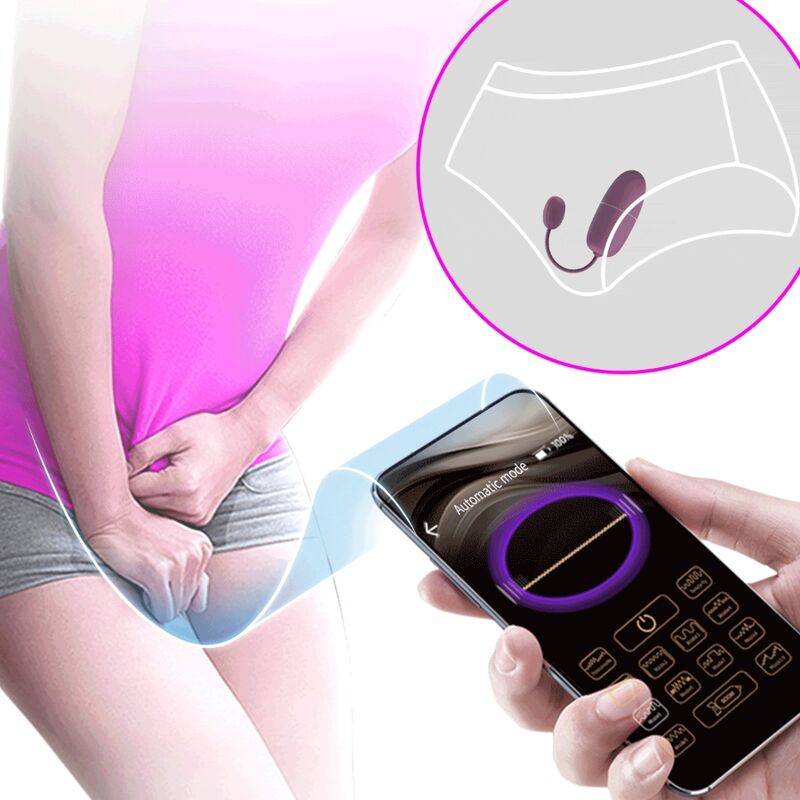 PRETTY LOVE - NIMF APP-GECONTROLEERD VIBREREND EI PAARS