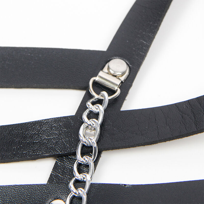 SUBLIEM - KORSET-STIJL HARNAS MET KETTINGDETAILS - ÉÉN MAAT