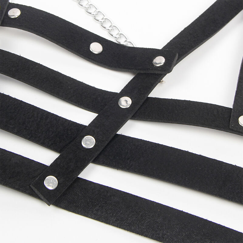 SUBLIEM - KORSET-STIJL HARNAS MET KETTINGDETAILS - ÉÉN MAAT