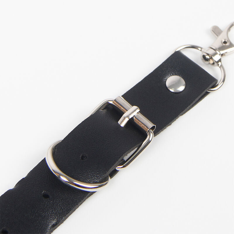 SUBLIEM - HARNAS RIEM EN KOUSENBAND MET RING- EN KETTINGDETAILS - ÉÉN MAAT
