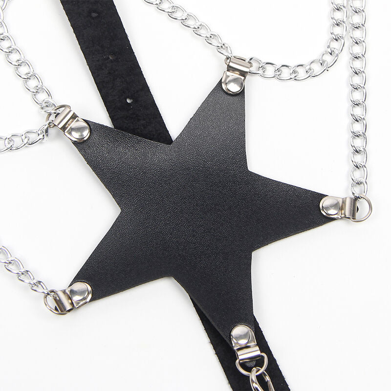 SUBBLIME - VOLLEDIG BODYHARNESS STER DETAIL KETTING ONE SIZE