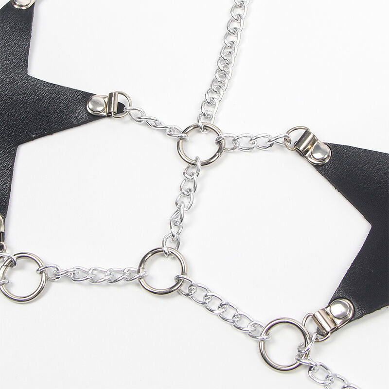 SUBBLIME - VOLLEDIG BODYHARNESS STER DETAIL KETTING ONE SIZE