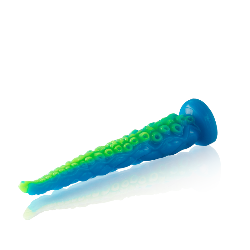 EPIC - SCYLLA DILDO DUNNE TENTAKEL FLUORESCEREND KLEIN FORMAAT