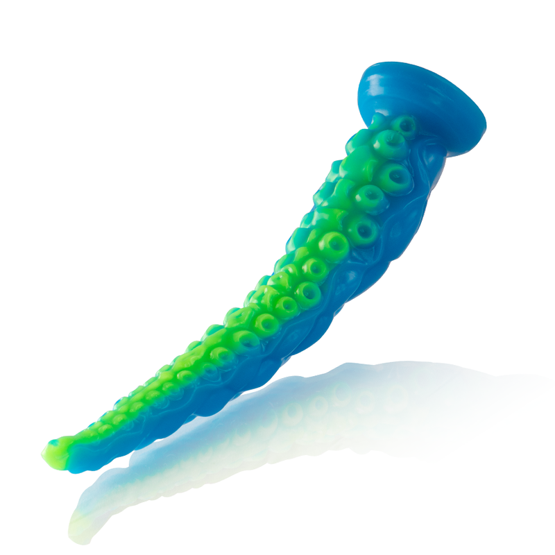 EPIC - SCYLLA DILDO DUNNE TENTAKEL FLUORESCEREND KLEIN FORMAAT