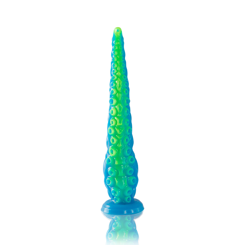 EPIC - SCYLLA DILDO DUNNE TENTAKEL FLUORESCEREND KLEIN FORMAAT