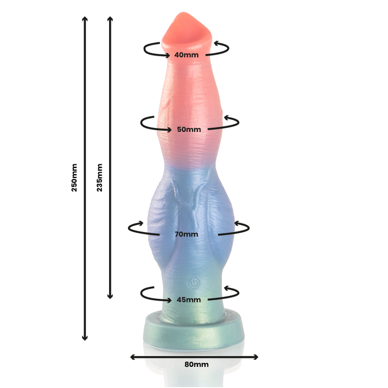 EPIC - ARION DILDO SYMPHONY OF PLEASURE OPLAADBARE AFSTANDSBEDIENING