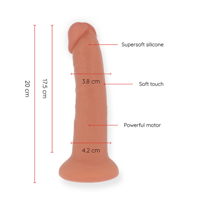 ONINDER - MEDIUM BOGOTA CYBER REALISME VIBRATIE 20 CM -O- 4.2 CM - GRATIS APP