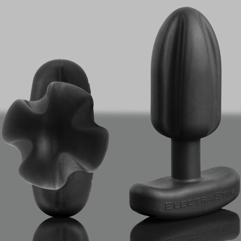 ELECTRASTIM - TARTARUS ANAL PLUG SILICONE QUADRIPOLAR BLACK