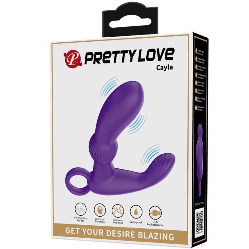 PRETTY LOVE - CAYLA LILAC ANALE VIBRATIEMASSAGEAPPARAAT