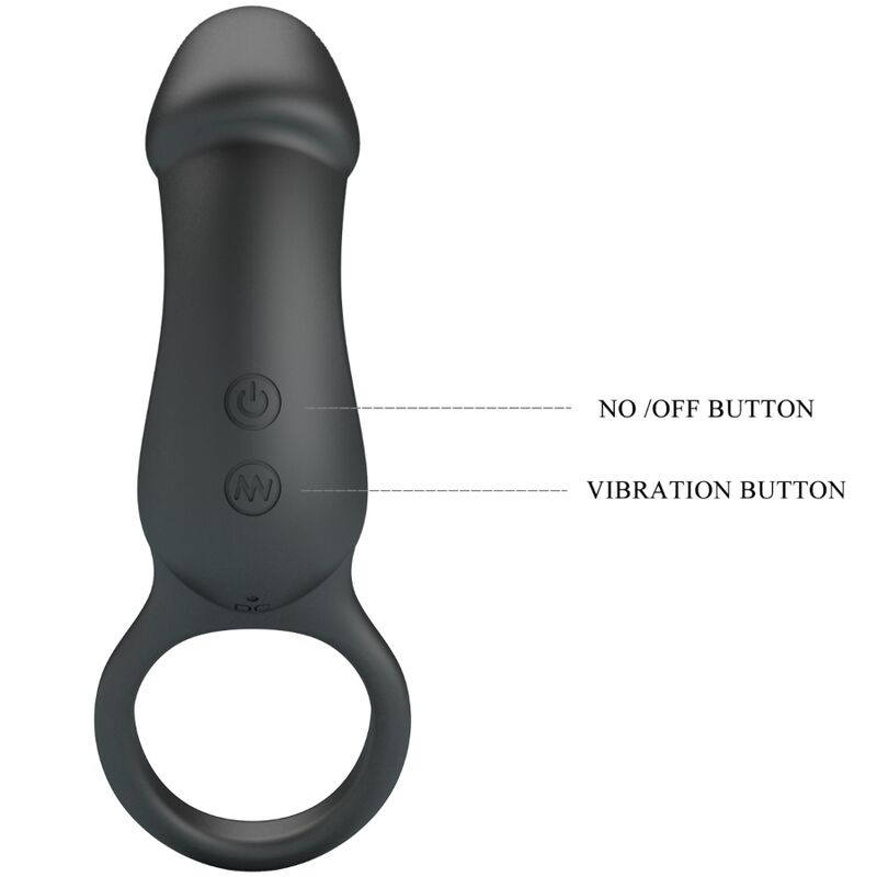PRETTY LOVE - INCLUSIEF ZWARTE RING &amp; VIBRATOR