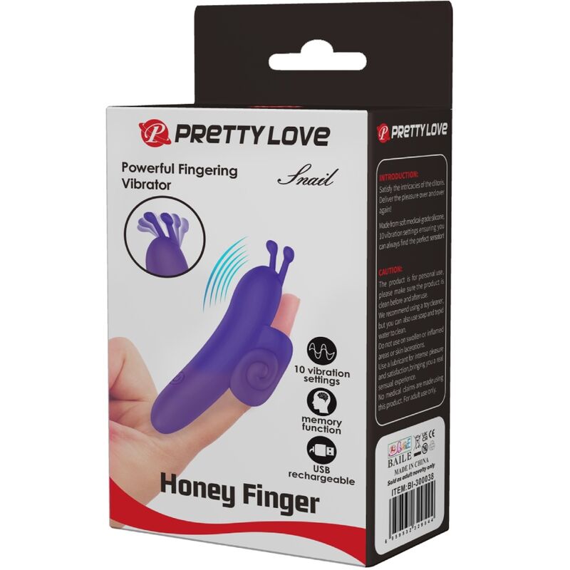 PRETTY LOVE - SLAK KRACHTIGE PAARSE TEENSTIMULATOR