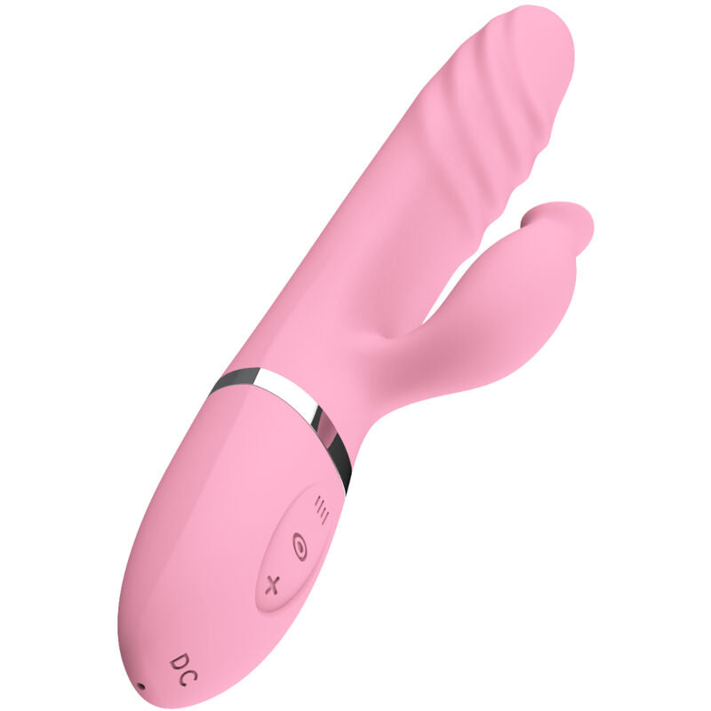 ARMONY - VIBRATOR &amp; THRUSTING MET ROZE HITTE-EFFECT TONG