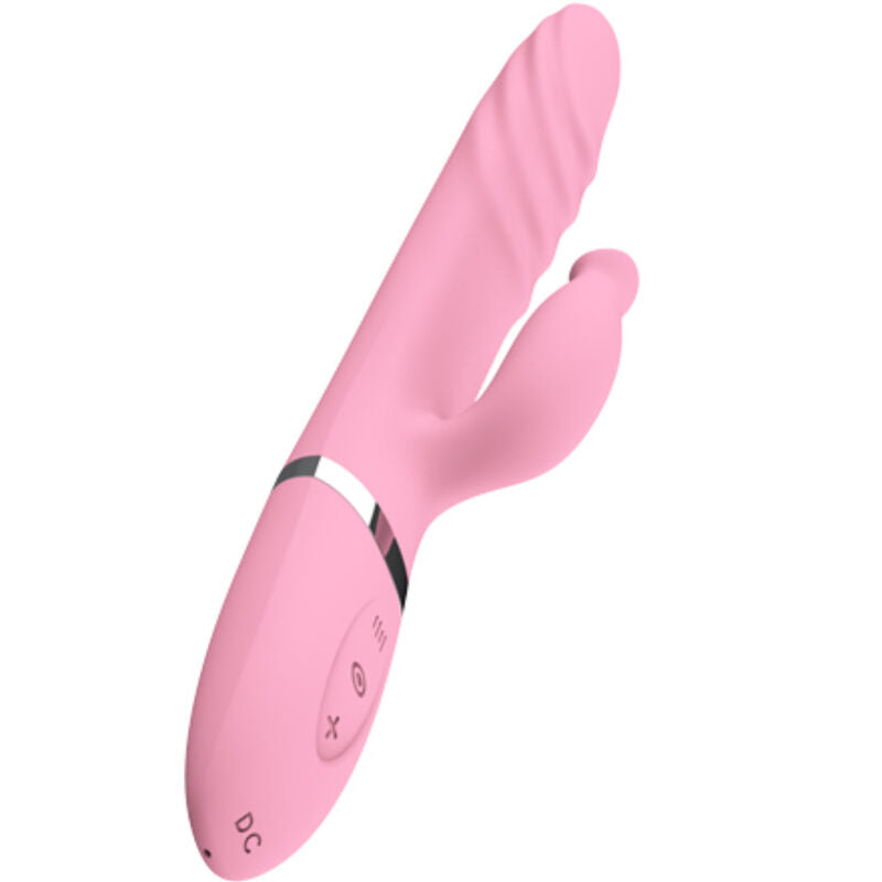 ARMONY - VIBRATOR &amp; THRUSTING MET ROZE HITTE-EFFECT TONG