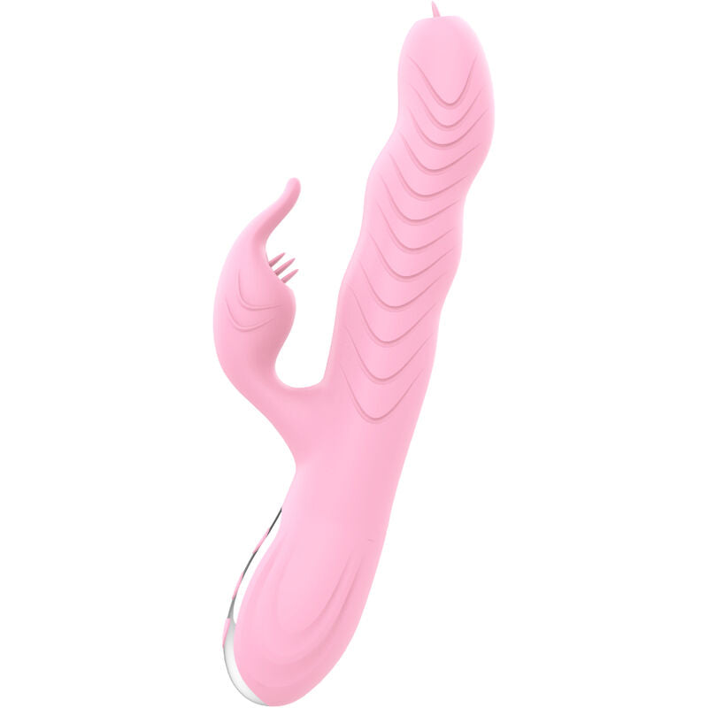 ARMONY - MARCIA VIBRATOR &amp; STOTEND DUBBELE TONG ROZE HITTE-EFFECT