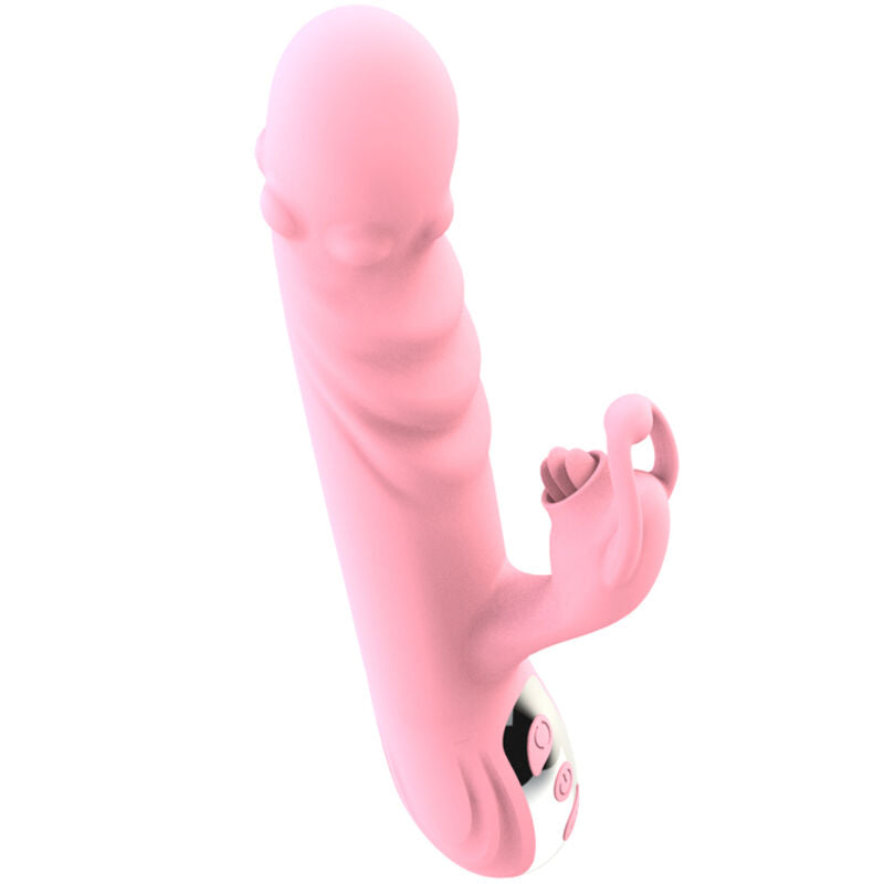 ARMONY - VOLLEDIG TONGVIBRATOR MET STIMULERENDE TONG, ROZE VERWARMEND EFFECT
