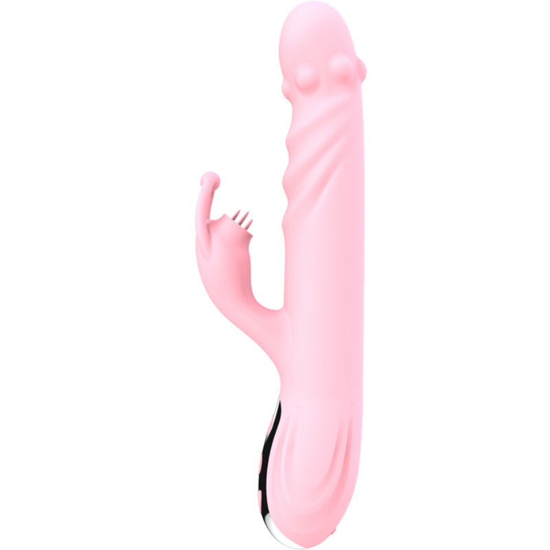 ARMONY - VOLLEDIG TONGVIBRATOR MET STIMULERENDE TONG, ROZE VERWARMEND EFFECT