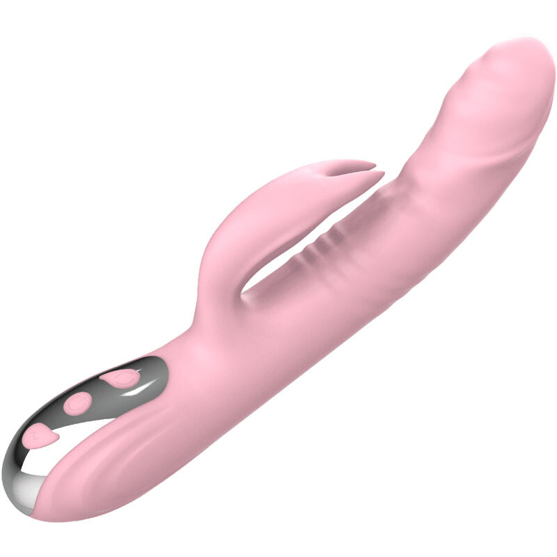 ARMONY - VOLLEDIG VINGER KONIJNENVIBRATOR MET ROZE HITTE-EFFECT