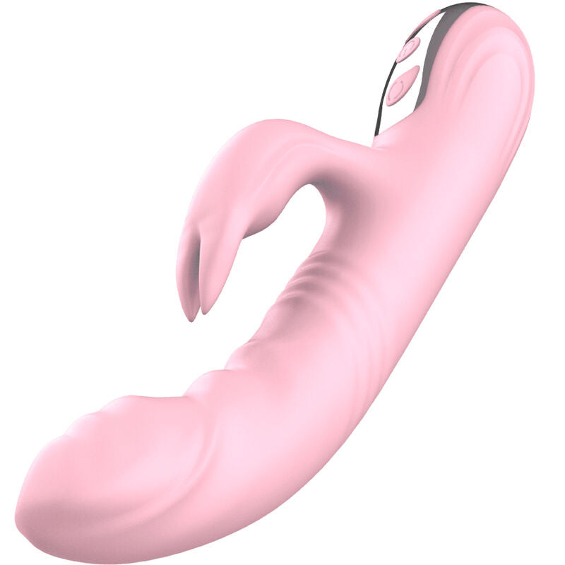 ARMONY - VOLLEDIG VINGER KONIJNENVIBRATOR MET ROZE HITTE-EFFECT