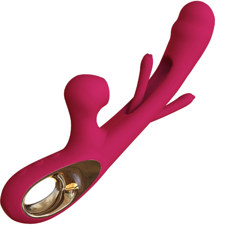 ARMONY - IMPACT SWING VIBRATOR &amp; DUBBELE STIMULATOR MODEL 2 BORDEAUX
