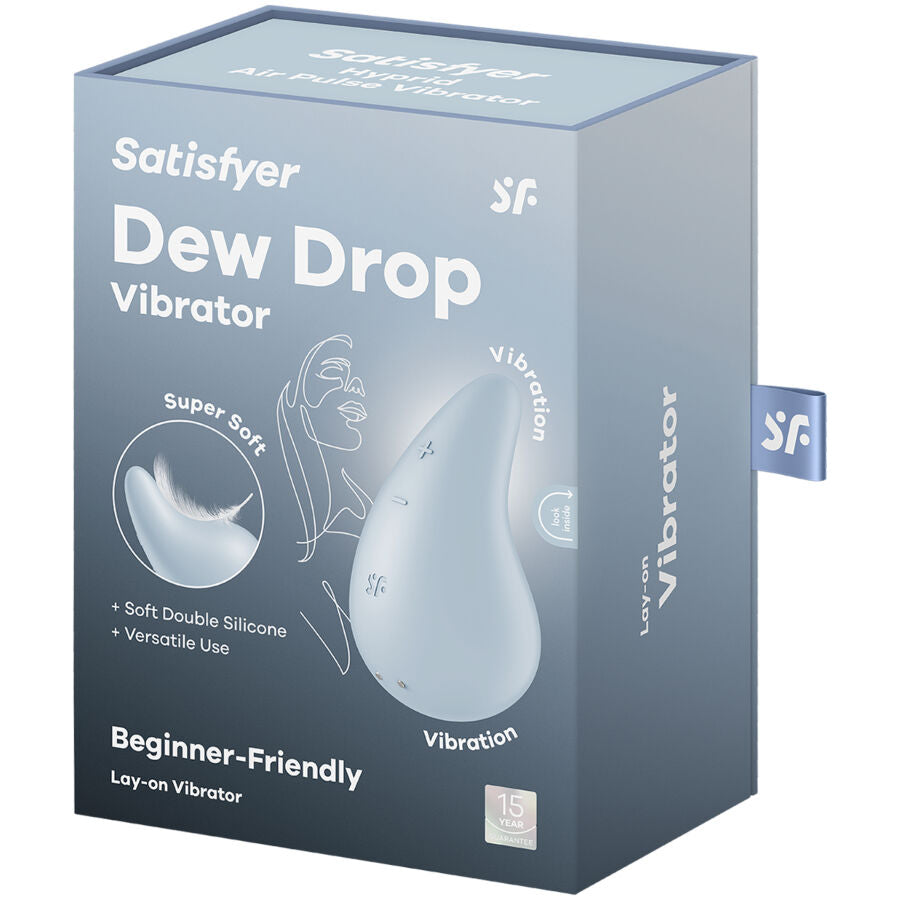 SATISFYER - DAUWDRUPPELS LAY-ON VIBRATOR WIT