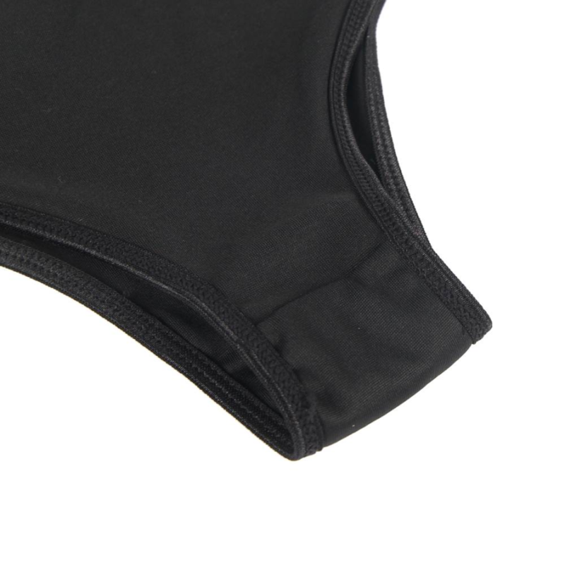 SUBLIEM - TWEE-DELIGE SET: DOORZICHTIGE BH EN BANDJES, S/M