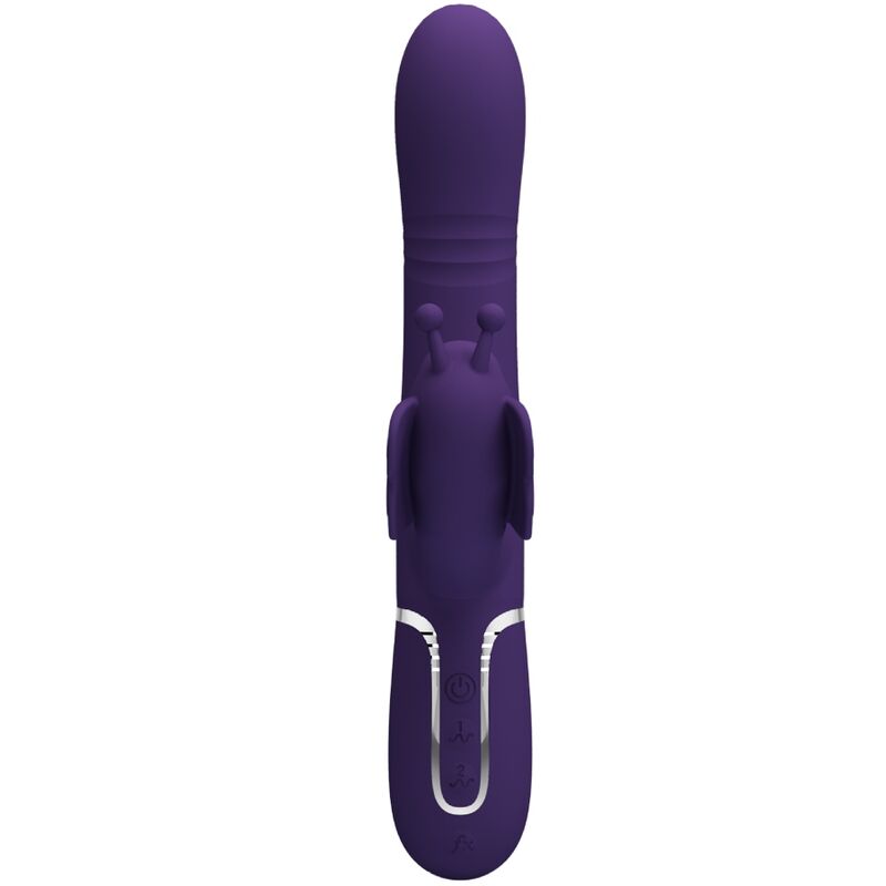 PRETTY LOVE - 4-IN-1 MULTIFUNCTIONELE KONIJN VIBRATOR, VLINDER, PAARS