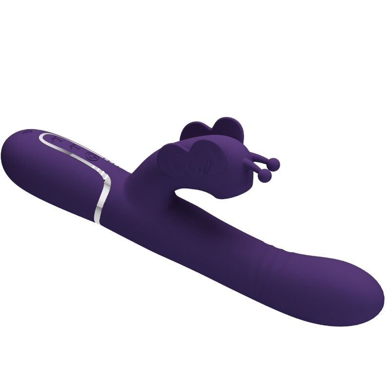 PRETTY LOVE - 4-IN-1 MULTIFUNCTIONELE KONIJN VIBRATOR, VLINDER, PAARS