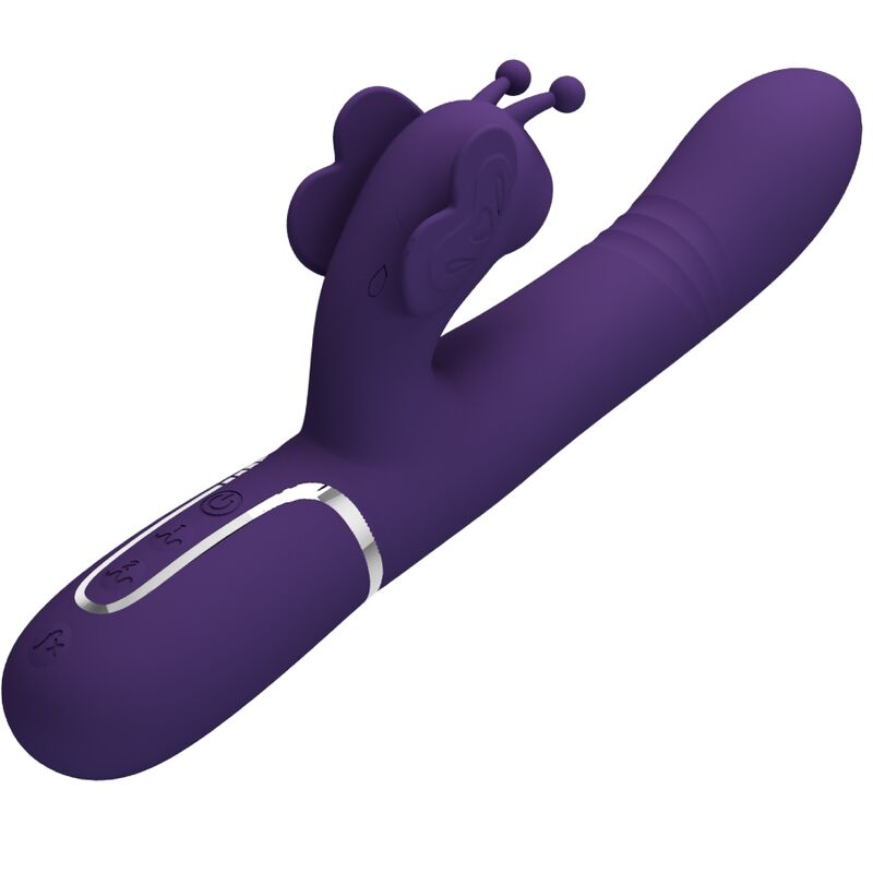 PRETTY LOVE - 4-IN-1 MULTIFUNCTIONELE KONIJN VIBRATOR, VLINDER, PAARS