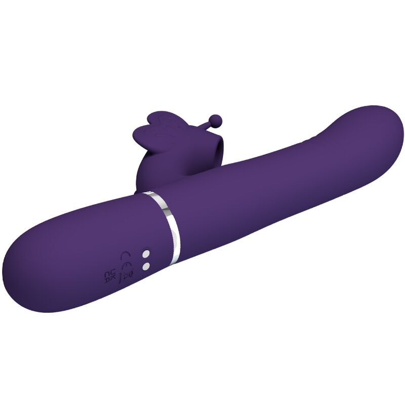 PRETTY LOVE - 4-IN-1 MULTIFUNCTIONELE KONIJN VIBRATOR, VLINDER, PAARS