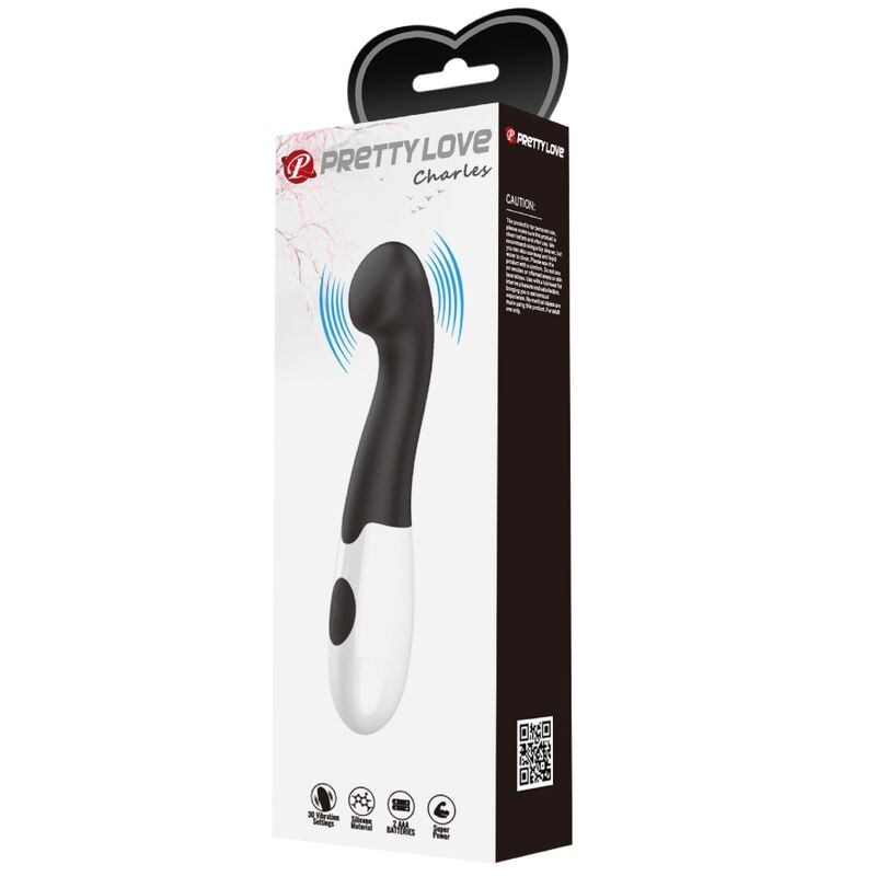 PRETTY LOVE - CHARLES G-SPOT VIBRATOR 30 MODI ZWART