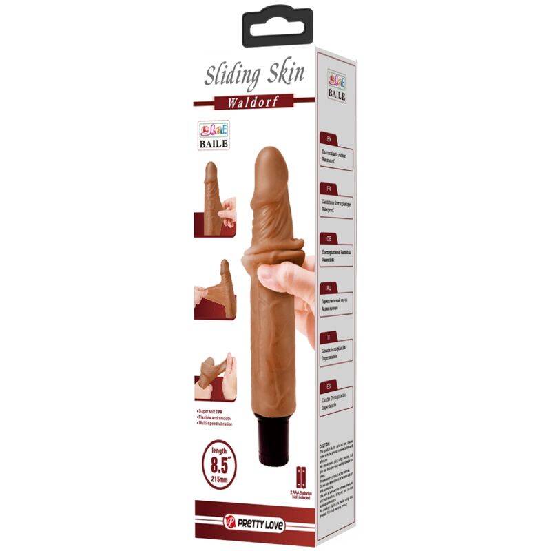 PRETTY LOVE - WALDORF REALISTISCHE VIBRATOR 18 CM -OF- 4 CM