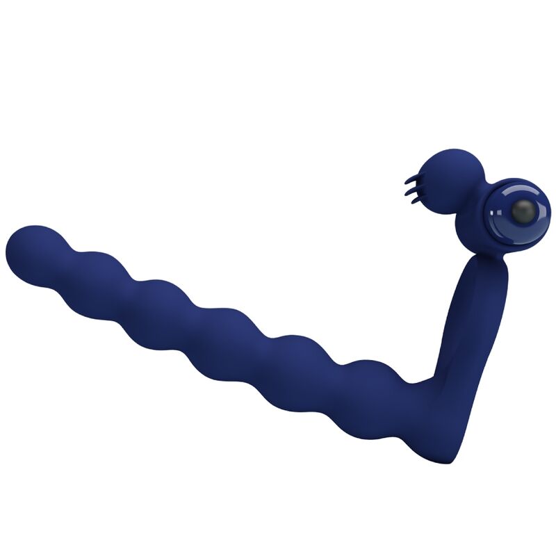 PRETTY LOVE - AJMAL VIBRERENDE RING MET BLAUWE STEKKER