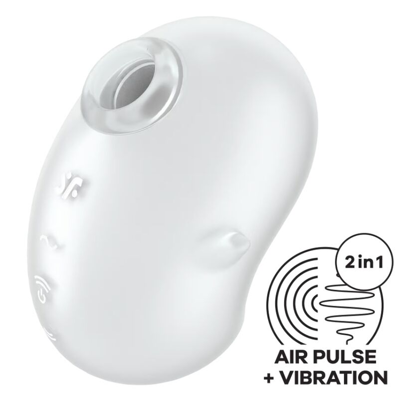 SATISFYER - SCHATTIGE GHOST LAY-ON VIBRATOR WIT