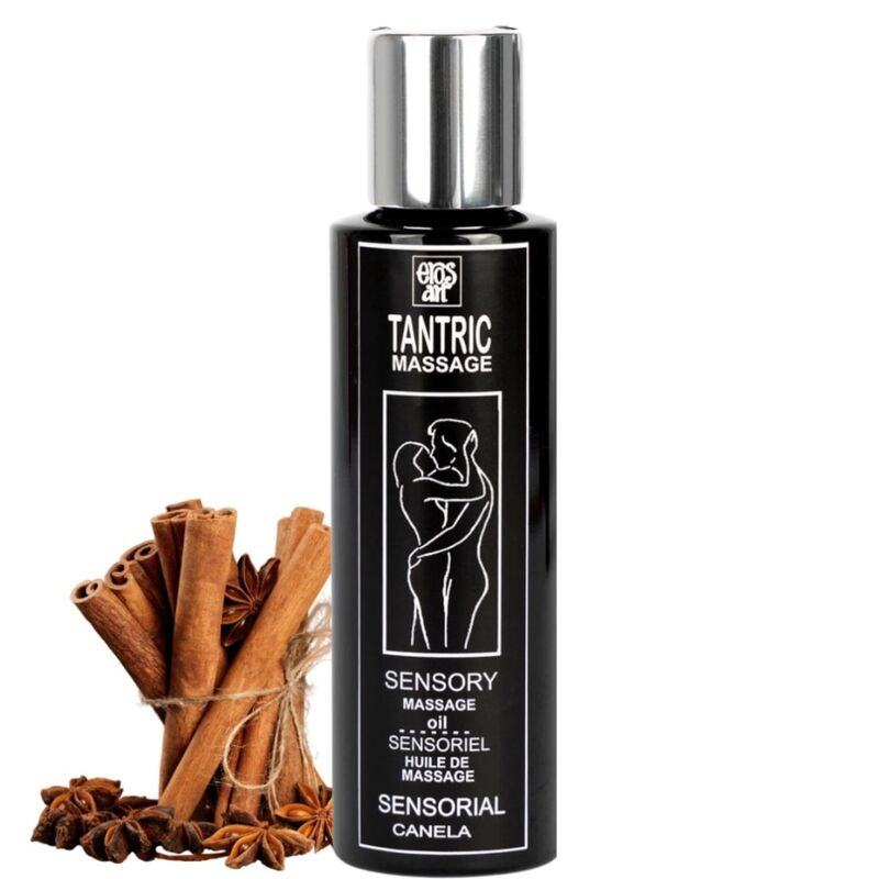 EROS-ART - NATUURLIJKE TANTRISCHE MASSAGEOLIE EN AFRODISIACUM KANEEL 100 ML