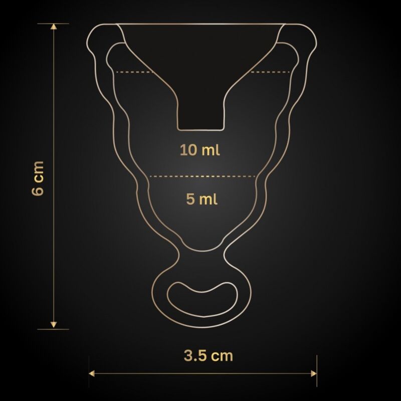 G-VIBE - GCUP ZWARTE MENSTRUATIECUP