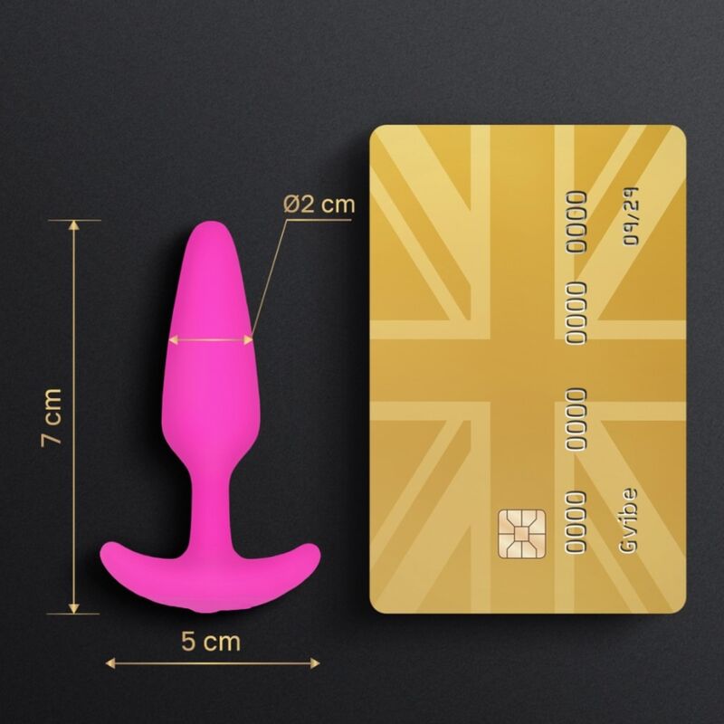 G-VIBE - GPLUG ANAAL PLUG VIBRATOR XS FUCHSIA