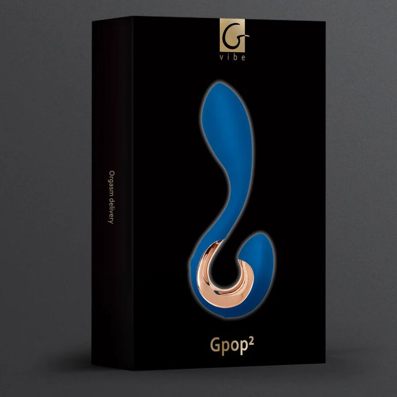 G-VIBE - GPOP 2 VIBRATOR GYP DOT INDIGO BLAUW