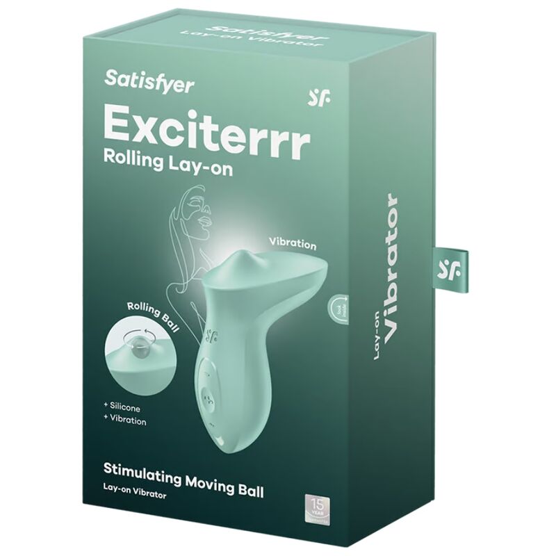SATISFYER - EXCITERRR LAY-ON CLITORALE VIBRATOR MINT