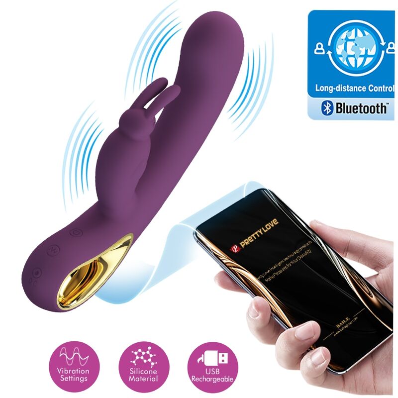 PRETTY LOVE - LIAM RABBIT VIBRATOR &amp; PAARSE G-SPOT STIMULATOR