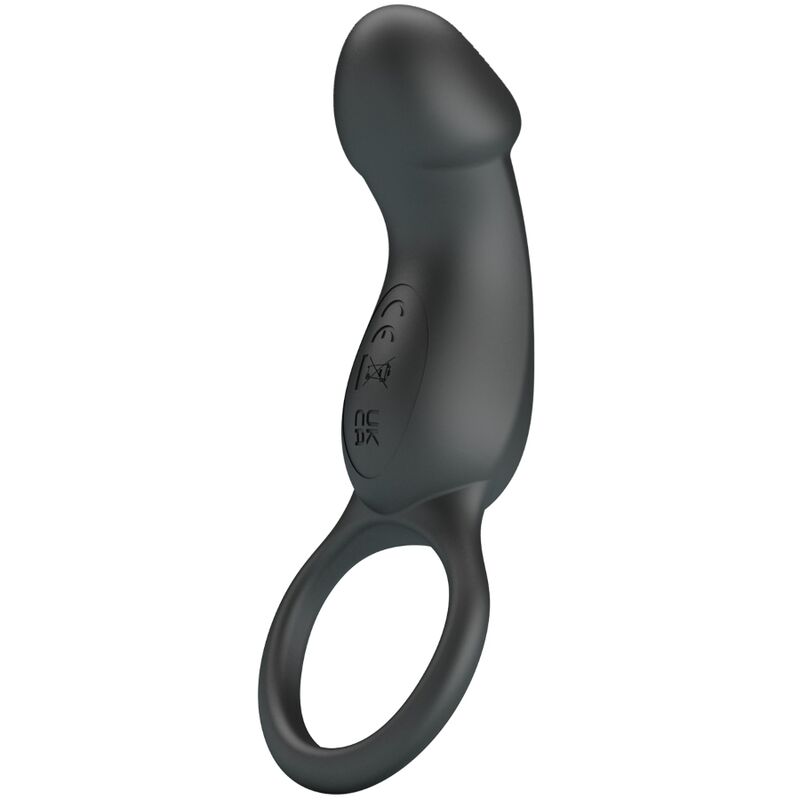 PRETTY LOVE - TRAVELS VIBRERENDE RING MET ZWARTE STIMULATOR