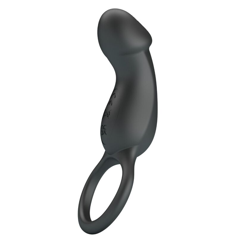 PRETTY LOVE - TRAVELS VIBRERENDE RING MET ZWARTE STIMULATOR