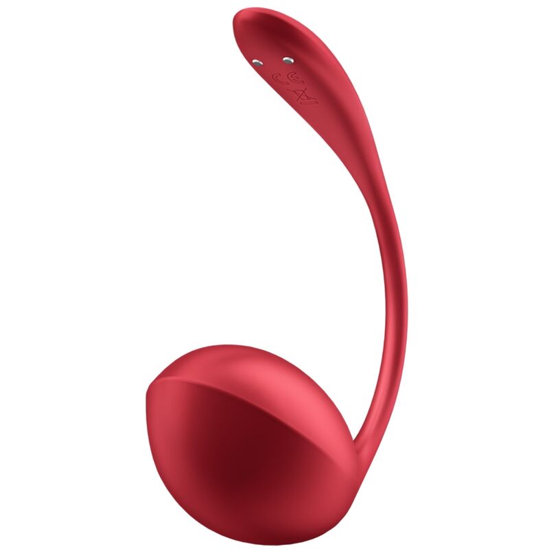 SATISFYER - GLANZENDE BLAADJES G-SPOT STIMULATOR AFSTANDSBEDIENING ROOD GRATIS APP