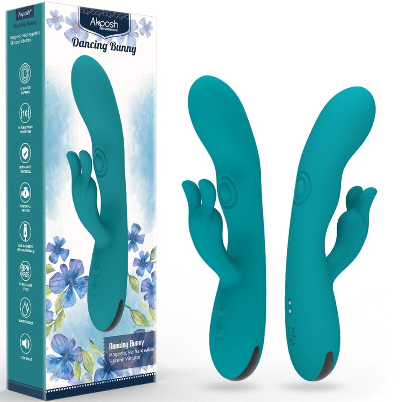 ARMONY - DANSENDE KONIJN VIBRATOR 10 SNELHEDEN GROEN