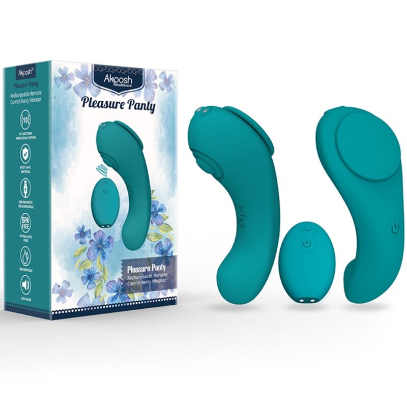 ARMONY - PLEASURE PANTY VIBRATOR AFSTANDSBEDIENING 3 SNELHEDEN GROEN