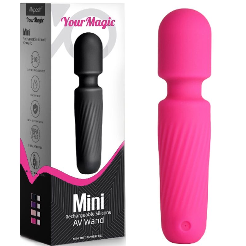HARMONY - UW MAGISCHE OPLAADBARE MASSAGER &amp; VIBRATOR 10 VIBRATIES ROZE