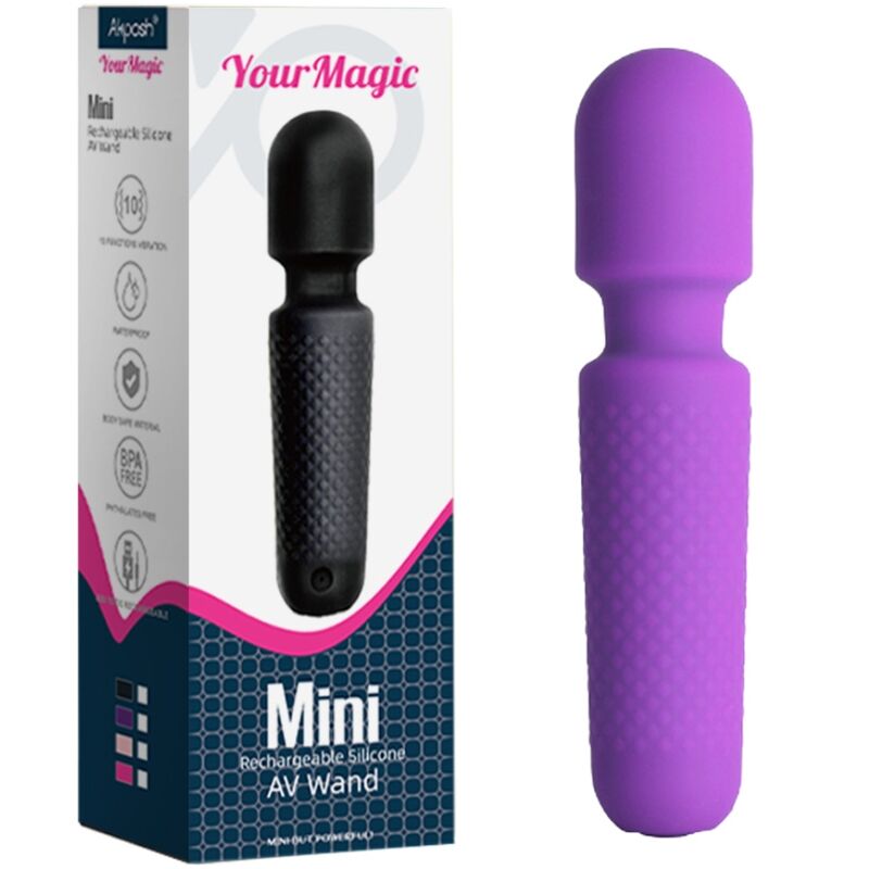 HARMONY - UW MAGISCHE OPLAADBARE MASSAGER &amp; VIBRATOR 10 VIBRATIES PAARS SILICONEN