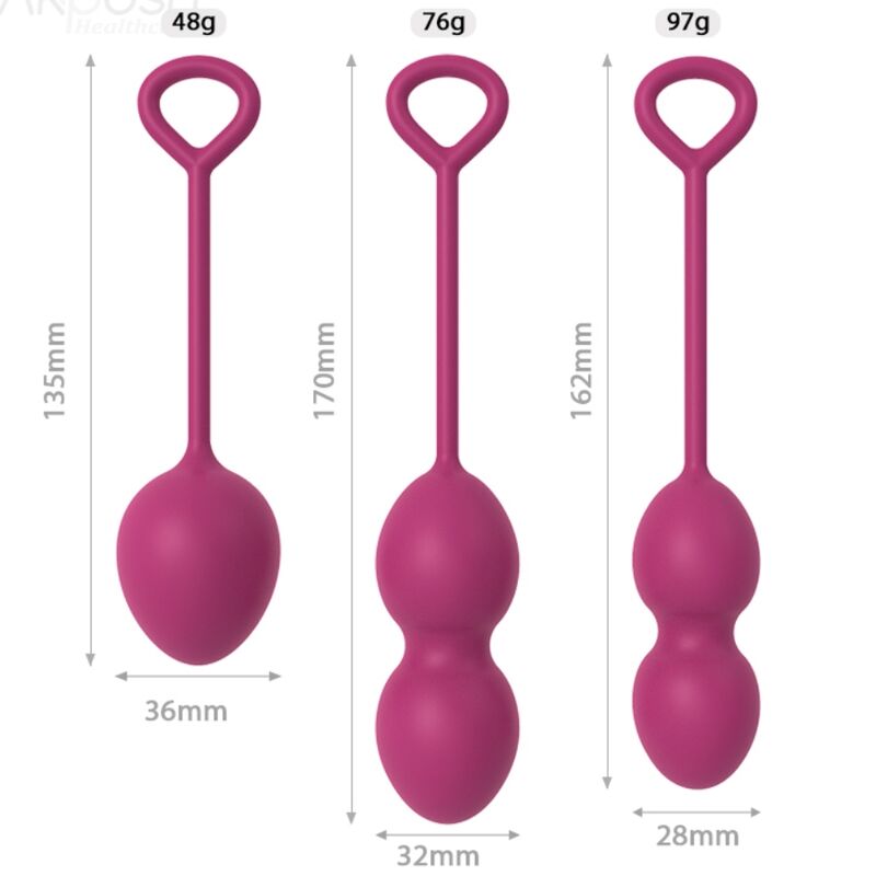 ARMONY - ANABIOSIS VAGINALE GEWICHTEN 3 NIVEAUS BOUGAINVILLE