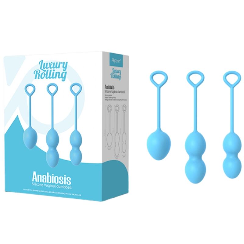 ARMONY - ANABIOSIS VAGINALE GEWICHTEN 3 NIVEAUS BLAUW